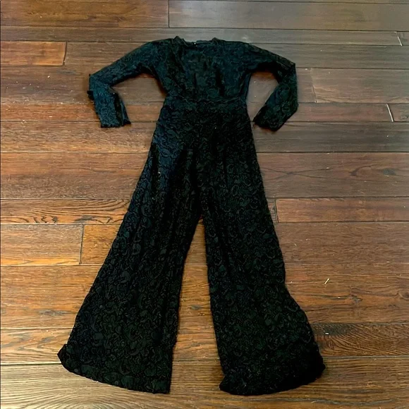 Nightcap Black Lace Jumpsuit - Picture 1 of 5